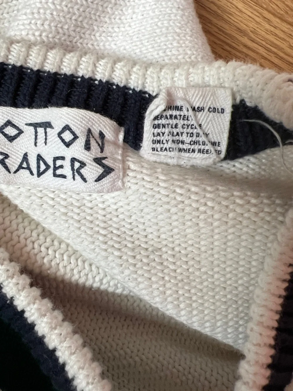 Vintage VTG Cotton Traders Golf Novelty Argyle Pullover Sweater Medium Cotton